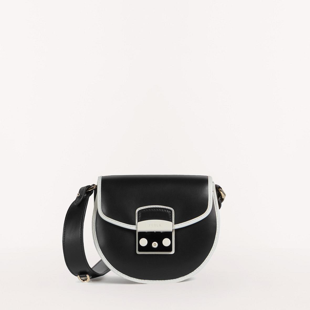 Furla Metropolis Crossbody Black White Women South Africa IT1903645